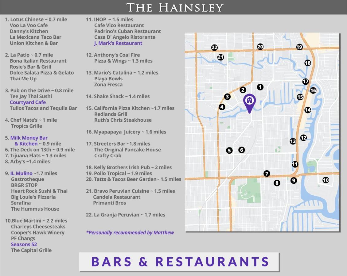 Hainsley Apartments - Walk To Wilton Drive ฟอร์ต ลอเดอร์เดล ภายนอก รูปภาพ